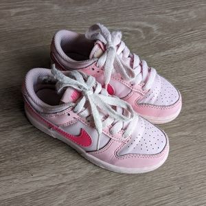 Kids Nike Dunk Low "Triple Pink -sz 10.5